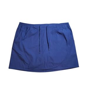 Eddie Bauer Navy Athletic Outdoors Hiking Faux Wrap Skort XL